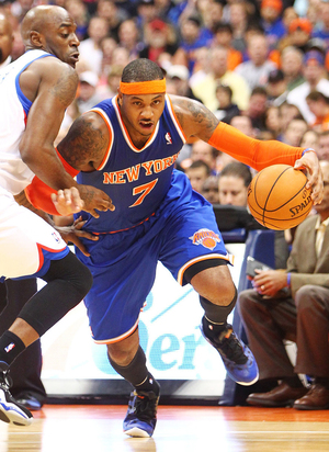 Carmelo Anthony, who helped bring Syracuse its only national championship, returned to the Carrier Dome on Monday night. Since leaving SU, Anthony has continued his involvement with the university, including a $3-million donation that began the fundraising process for the Carmelo K. Anthony Basketball Center. 