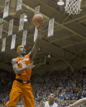 C.J. Fair and the rest of the Orange will probably need to win its last four games to clinch the top seed in the Atlantic Coast Conference tournament. That stretch starts against Maryland on Monday night. 