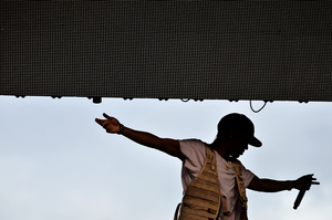 The crowd at Juice Jam used up the last of their energy dancing and singing along to Big Sean's hits.