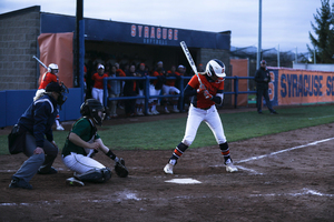 Alicia Hansen went 3-for-5 and drove in three runs, bumping her batting average to .300 in the process.