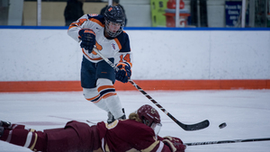 Syracuse had two power plays in the third period but it was unable to finish, falling by a goal to Boston College.