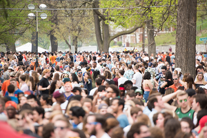 Mayfest is being held this Friday in Walnut Park and is hosted by University Union. Block Party is Friday night in the Carrier Dome.