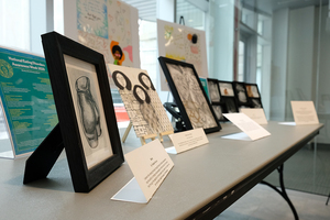 Titled “Come As You Are,” an exhibit at the Barnes Center at The Arch aimed to raise awareness about eating disorders through drawings, photographs and short pieces of writing.