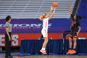 Priscilla Williams shot a perfect 9-of-9 from the field against Miami, including six 3-pointers.