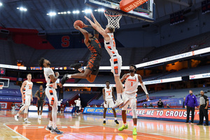 Syracuse allowed 22 first-half points, its second-fewest this season.