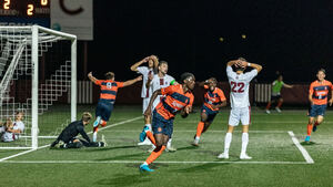 No. 25 Syracuse defeated Colgate 1-0 in its first win of 2024 via a game-winning goal by freshman Chimere Omeze in the 87th minute.