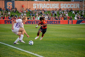 No. 25 Syracuse's new-look back line dominated Niagara in a 3-0 win Sunday, holding the Purple Eagles to two shots.