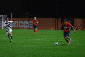 No. 7 Syracuse tied Charlotte, 2-2 Thursday night. Kristjan Fortier's 70th-minute goal allowed the Orange to remain undefeated.