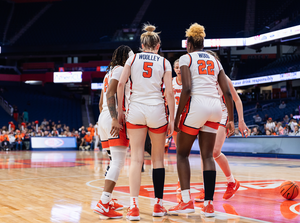 Coming off two ugly losses, Syracuse faces Notre Dame in its ACC opener. The Fighting Irish are led by sophomore Hannah Hidalgo and are one of the best rebounding teams in the country.