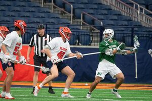 SU's defense, led by long poles Riley Figueiras and Billy Dwan, suffocated JU's attackmen, paving the way for an offensive explosion.