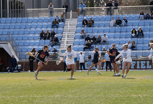 North Carolina's attacking duo of Chloe and Ashley Humphrey exploded for a combined eight points, helping the Tar Heels to a lead as large as nine goals over the Orange.