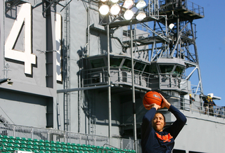 Brandon Triche shoots the ball during media day on Nov. 10, 2012 before the Battle on the Midway game against the San Diego State Aztecs.