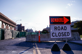 Construction on Waverly Avenue will improve traffic flow and support the National Veterans Resource Complex. Photo taken June 15, 2017