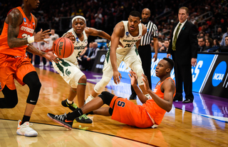 Freshman forward Bourama Sidibe got into foul trouble, but he played 21 minutes and scored two points, adding four rebounds and a few quality defensive plays. 