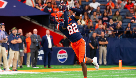 Darrell Gill Jr. totals 177 yards in best day for an SU receiver since 2017